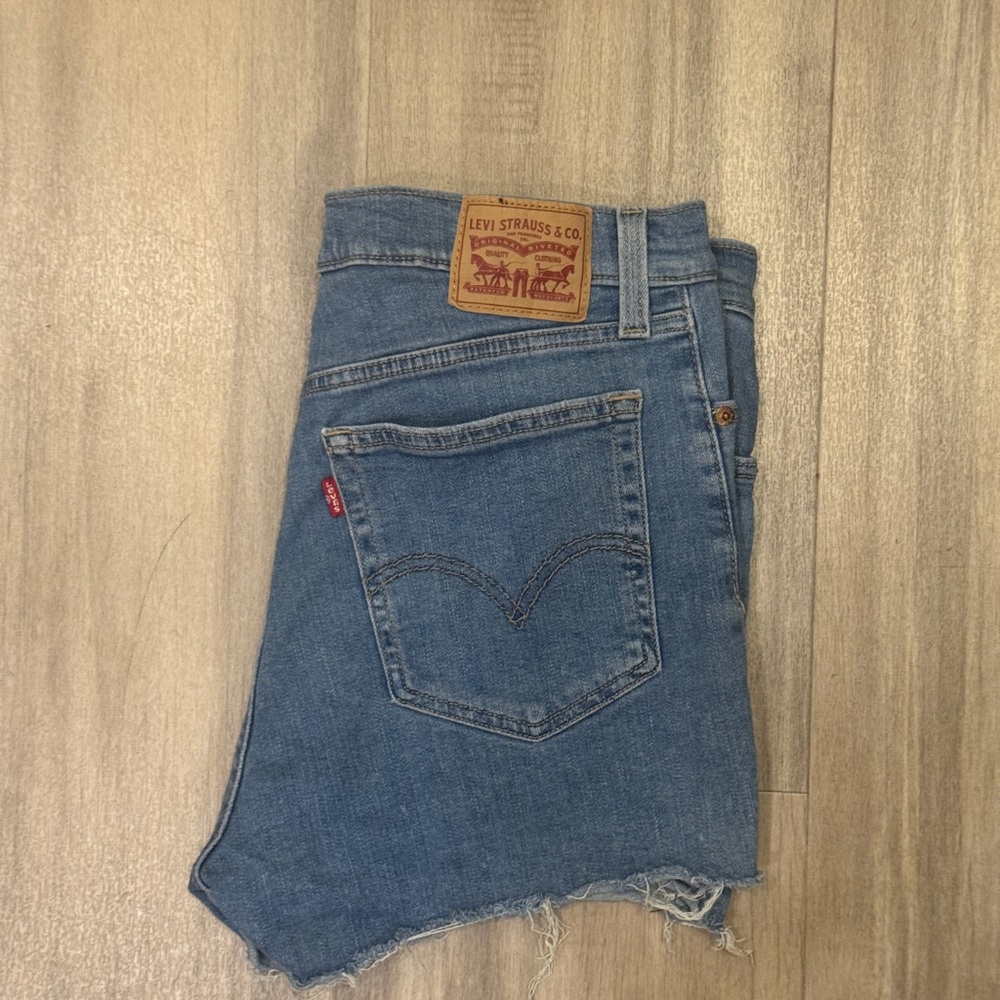 Levi's Classic Blue Denim Shorts